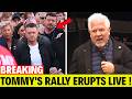 Tommy Robinson Rally ERUPTS As American Activist Defends Britain’s Heritage LIVE !