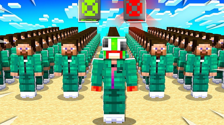 We CHEATED AT SQUID GAME In MINECRAFT!