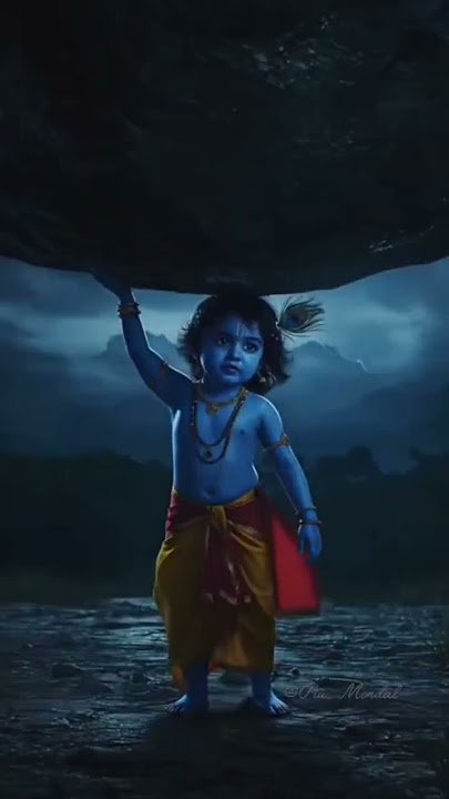 #yada yada hi dharmasya # shree krishna basu debayan #divine power #cartoon vibes