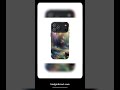 Mystic Crystal Cave iPhone Tough Case: Stained Glass Art Cover