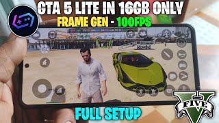 GTA 5 Ultra Lite Android GameHub Lite Setup (16GB Only) - 100 FPS Frame Gen! screenshot 1