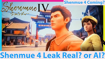 Shenmue 4 Trailer Leaks! But is it Legit? Let