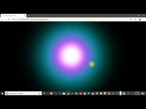 Awesome Space Effect with box-shadow using CSS Animation