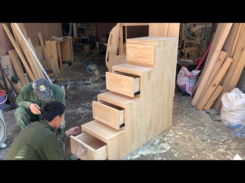 Video: Bunk Bed With Drawers: Models With Stairs, With Steps, With Shelves For Storage, Assembly Instructions