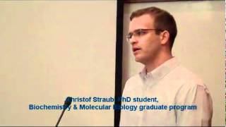 Play video: Christof Straub, PhD student, BMB, "How to Make the Most of Graduate School"