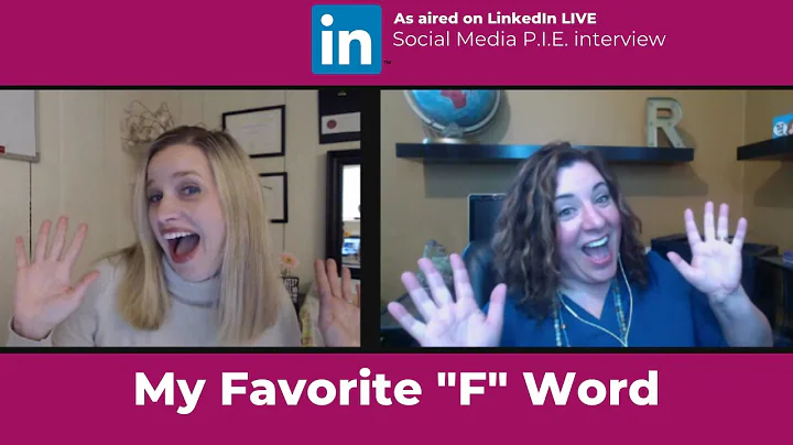 "My Favorite "F" Word" LIVE interview with Renee H...
