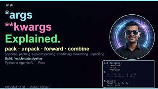 The Secret Behind *args & kwargs That 90% of Python Beginners Miss | CodeToAGI EP29