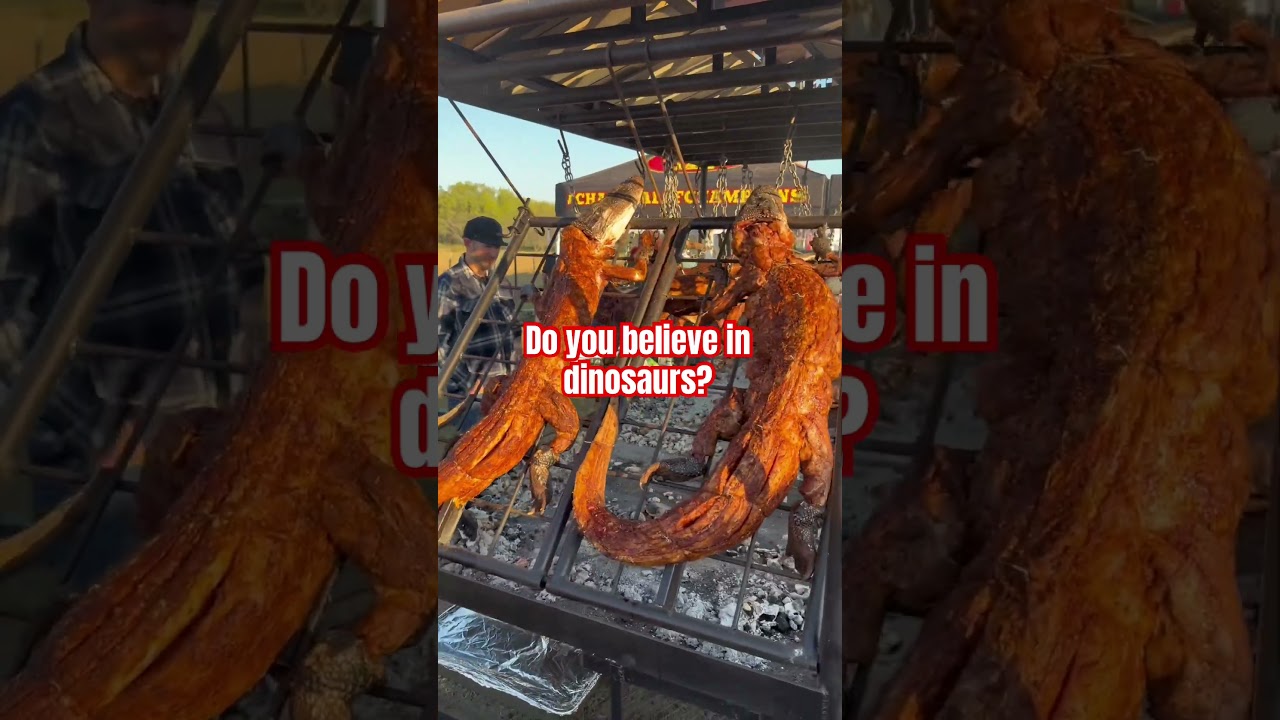 Smoked Gator - Do you believe in dinosaurs? #smokedgator #godawgs