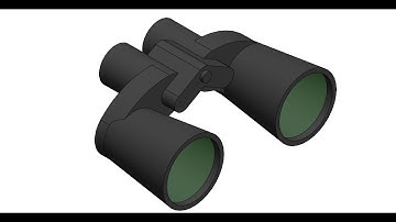 MODELLING FIELD GLASS FUN (BINOCULAR) IN SOLIDWORKS