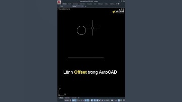 Học AutoCAD cơ bản | Lệnh Offset trong AutoCAD | #shorts