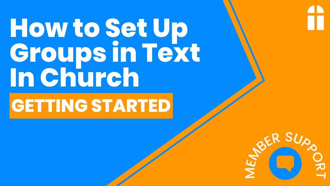 How to Set Up Groups in Text In Church - YouTube