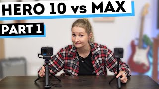 GoPro Hero 10 vs MAX: Unboxing and Specs Comparison