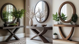 50+ Organic Modern Entryway Console Table Decor Ideas 2026 | Home Design