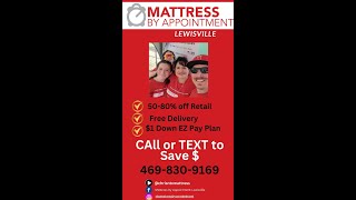 Mattress Store Lewisville Texas.  Looking for a new mattress?