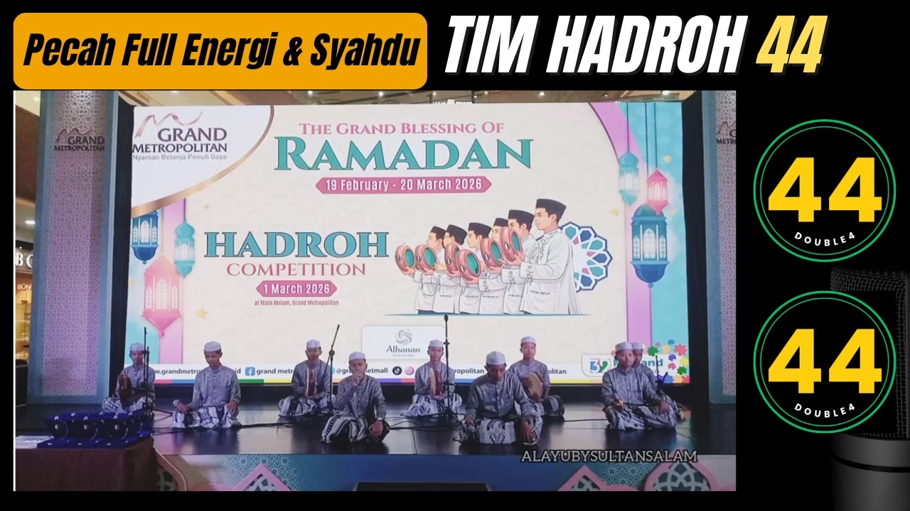 Pecah! Tim Hadroh MTs.N 44 Tampil Maksimal di Hadroh Competition