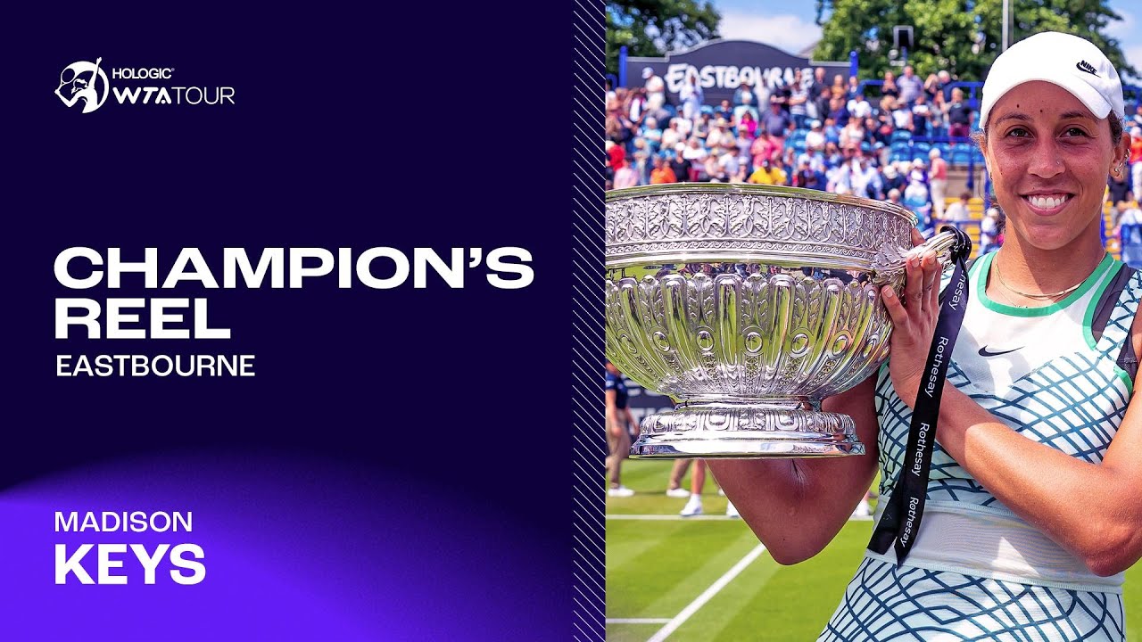 Champion Madison Keys reclaims the Eastbourne title after nine years! 🏆