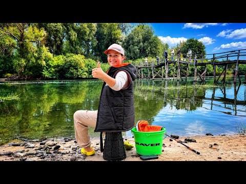 Fishing on a wild river 🎣 Hit a crazy bite with my son!