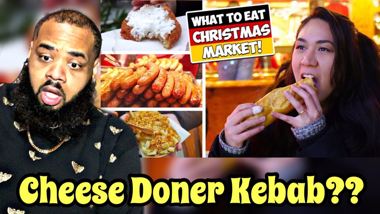 РЕАКЦИЯ АМЕРИКАНЦЕВ НА 20 ОБЯЗАТЕЛЬНЫХ ДЛЯ ПОКУПКИ БЛЮД НА РОЖДЕСТВЕНСКИХ ЯРМАРКАХ В ГЕРМАНИИ! 🇩🇪