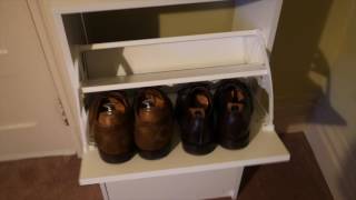 Setting up the Ikea Bissa shoe cabinet. Timelaspe http://www.ikea.com/us/en/catalog/products/90248426/