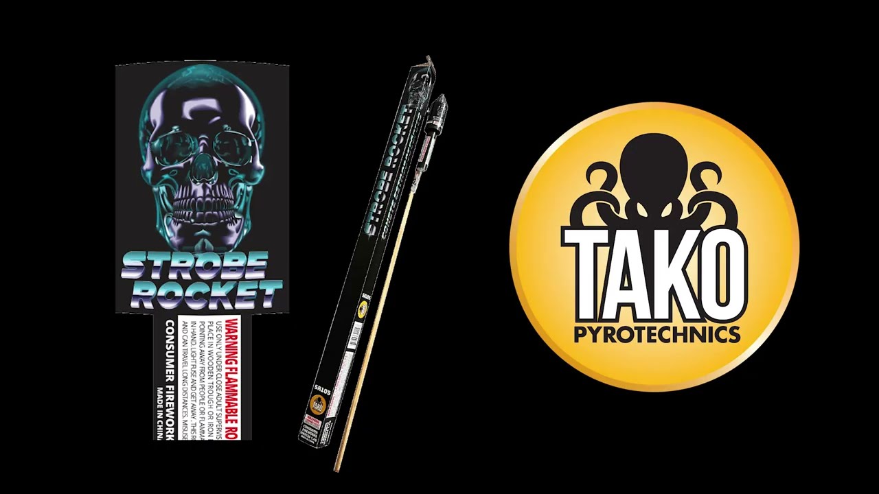 SR105 Strobe Rockets (Texas Legal) BADASS Strobing Stick Rockets