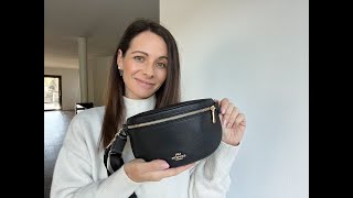 COACH BELT BAG UNBOXING I What fits and mod shots (german/deutsch)