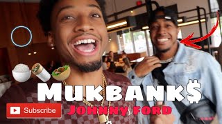 chipotle mukbang *NEW chicken quesadilla* Johnny ford  old videos at alliance high school  OHIo