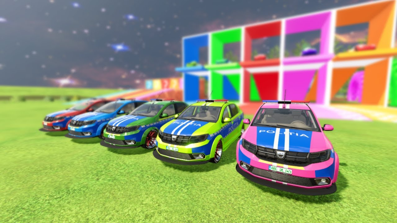 CARS with Colors | All Cars Transport With Urban Trucks In Fs22 | Farming Simulator 22