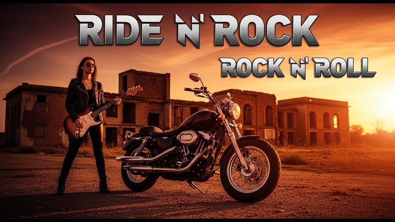 Best Music Ride 'N Rock 🎸 Whiskey Wheels 🏍️ Thunder Roads & Outlaw Rock