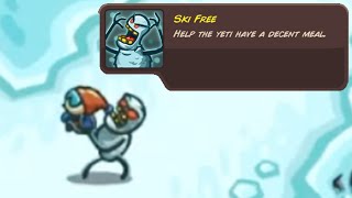 Ski Free - Help the Yeti have a Decent Meal | Kingdom Rush Vengeance Achievement