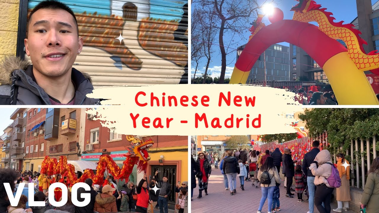 Exploring Madrid USERA District chinatown for Chinese New Year Madrid Vlog