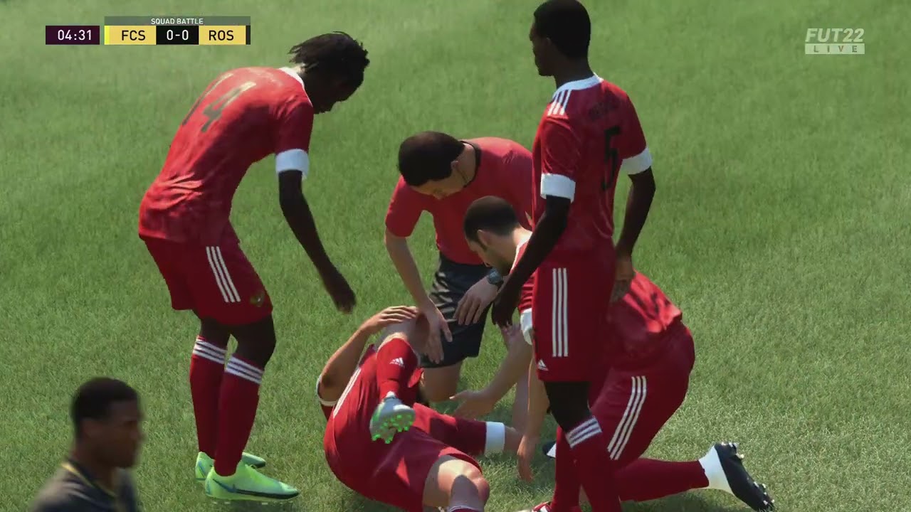 FIFA 22 NO Foul for damage Denayer