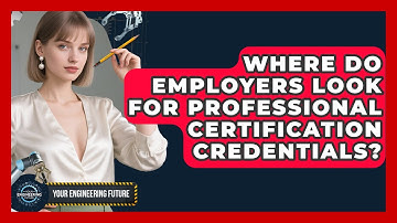 Where Do Employers Look for Professional Certification Credentials? | Your Engineering Future