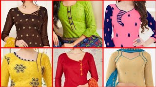 100+ Simple #Neck Design For Kurtis 