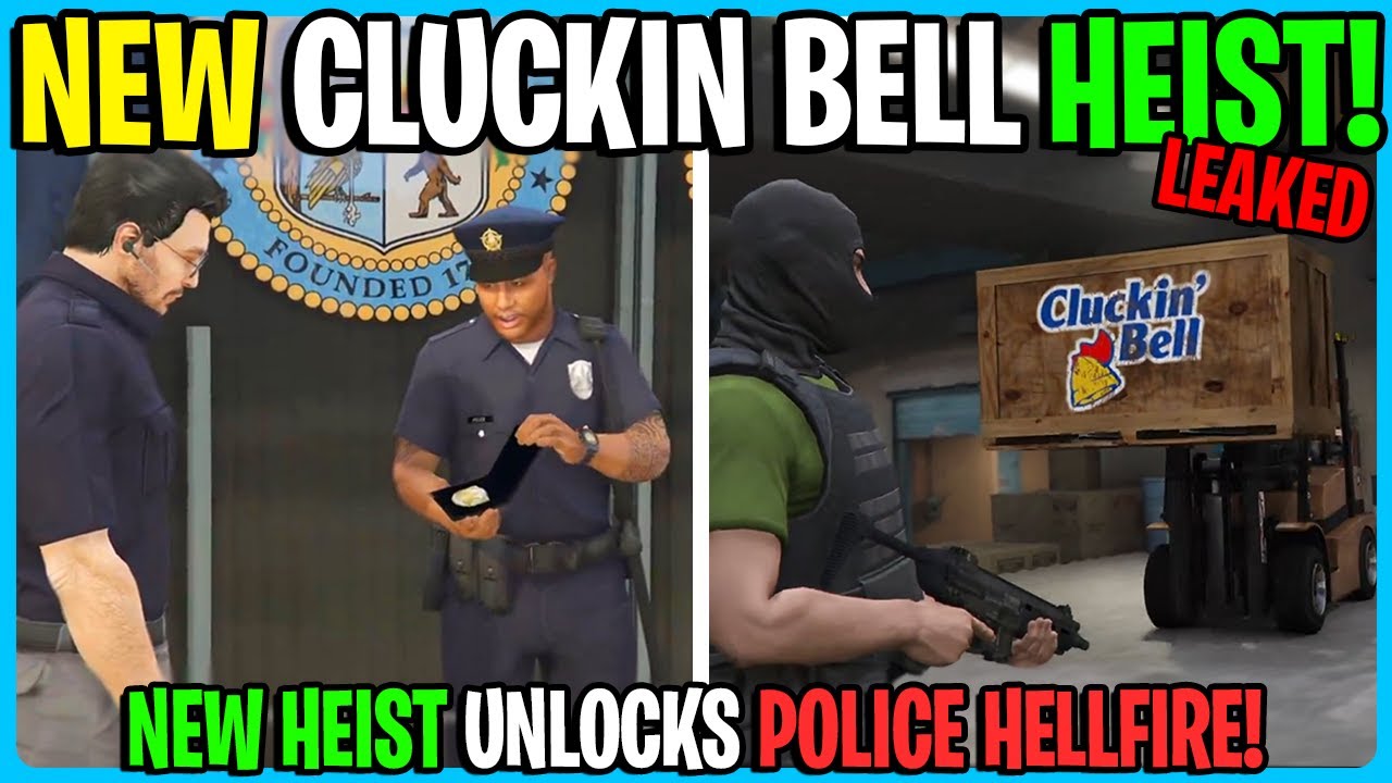 NEW Leaked CLUCKIN BELL HEIST In GTA 5 Online Part Of The Chopshop DLC NEW Leaked CLUCKIN BELL HEIST In GTA 5 Online Part Of The Chopshop DLC