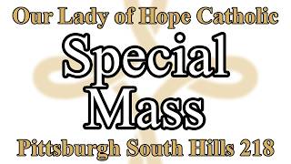 Sunday Catholic Mass - 1PM - St. Valentine's Pittsburgh - 06/28/2026