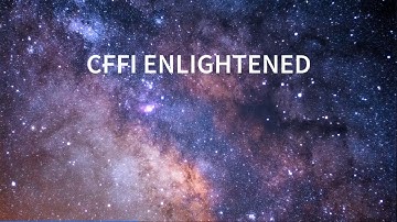 Call a C API from Python becomes more enjoyable with CFFI