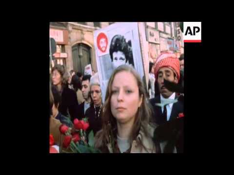 Synd 4-3-72 Funeral Of Maoist Renault Worker Killed By Police