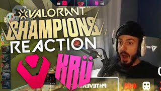 Tarik Reacts to SENTINELS vs KRU Esports | Valorant Champions Watch Party! ft. Shroud & 100T Asuna