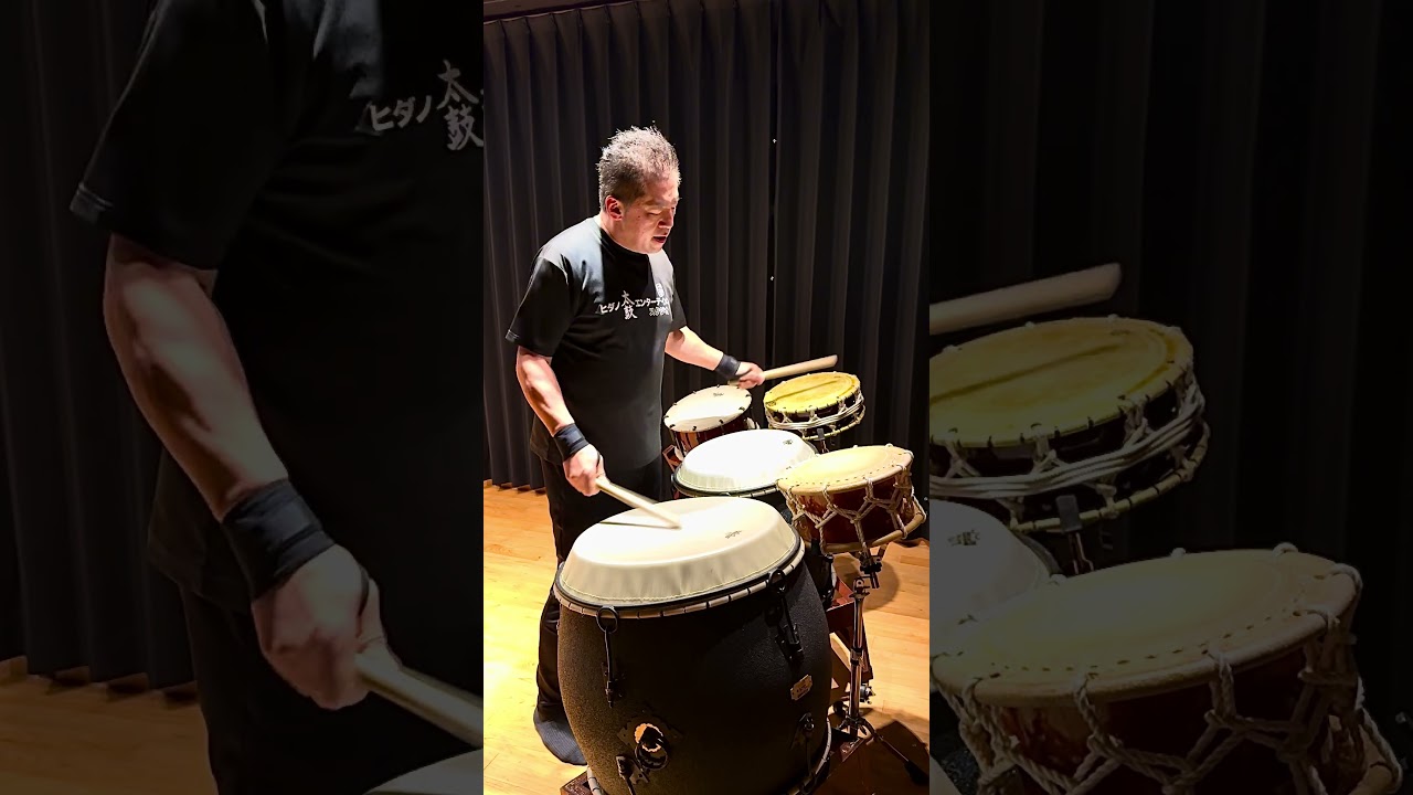太鼓師匠 Hidano's Taiko Drumming archive vol.120🔥 #wadaiko #太鼓 #drummer