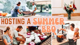 A DAY IN THE LIFE Hosting a Backyard BBQ- It's an ALL DAY affair! | Mennonite Mom Life