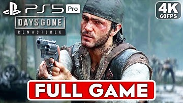DAYS GONE REMASTERED Gameplay Walkthrough FULL GAME [4K 60FPS PS5 PRO] - No Commentary