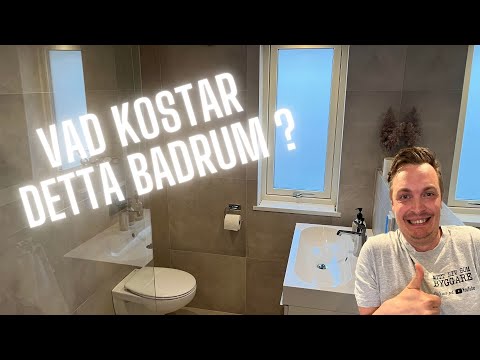 Video: Hur mycket kostar det att kakla i ett badrum?