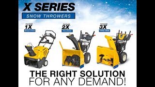 Снегоуборщик Cub Cadet XS3 66 SWE трехступенчатый