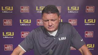 Famous Ed Orgeron Virtual Press Conference - Aug. 26, 2021 Profile