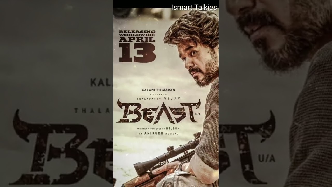 Beast release date poster 🔥🔥🔥| Vijay 💞💞💞| 