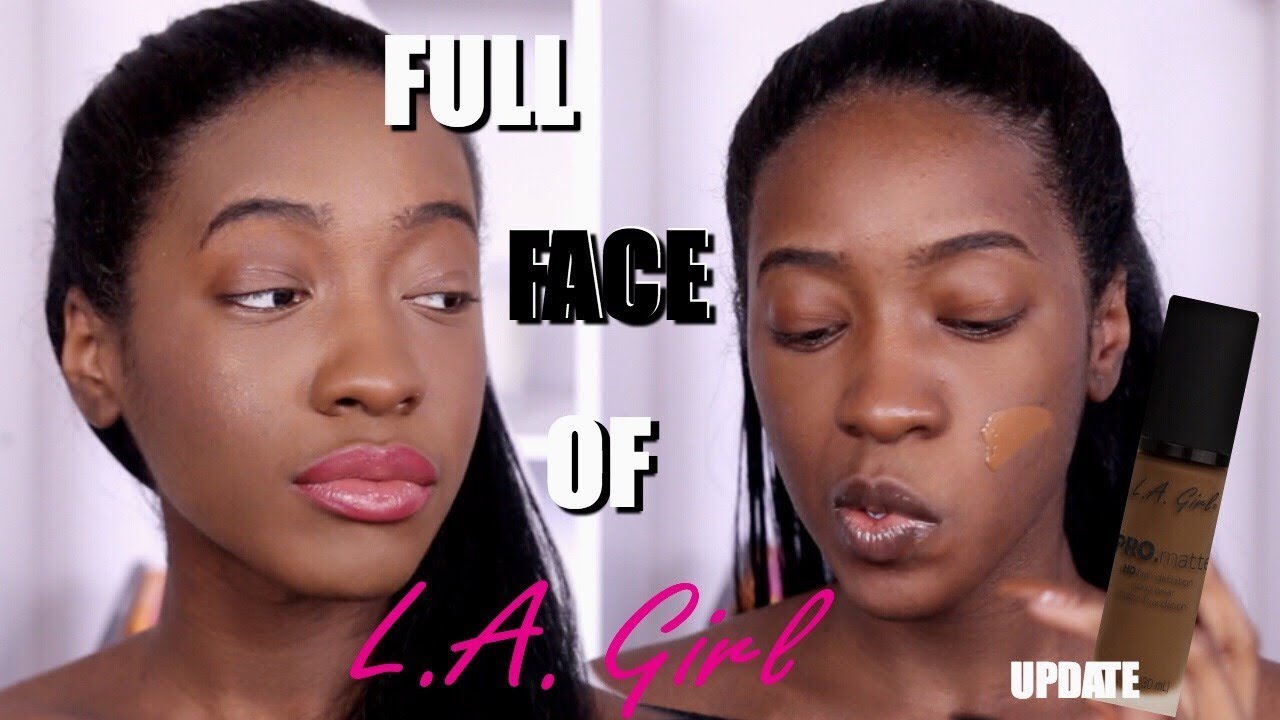 Trying a FULL FACE of L.A. Girl Makeup