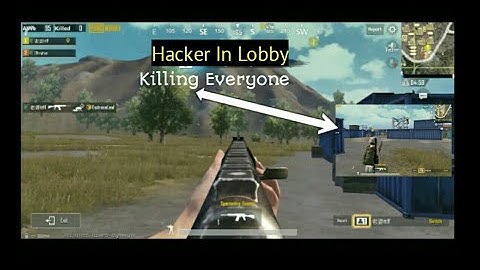 PUBG Mobile Hacker | Hacker In My Lobby | Wall Hack | Aim Bot