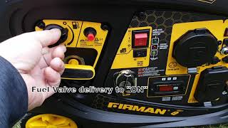 Firman Generator Remote Start Demo