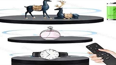 3 in 1 Electric Rotating Display Stand 360 Degree USB/Battery Turntable Holder Jewelry Display Stand