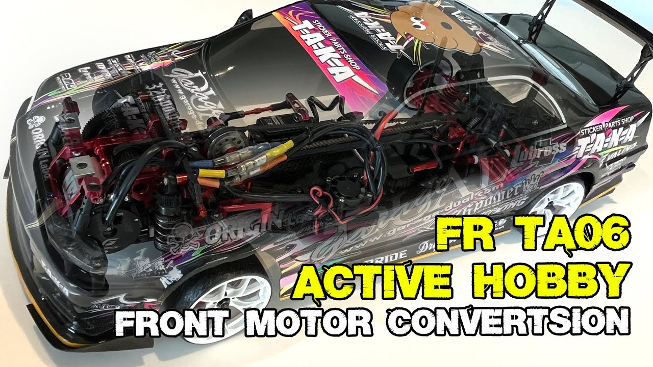Tamiya FR TA06 Front Motor Conversion Active Hobby Rare Chassis